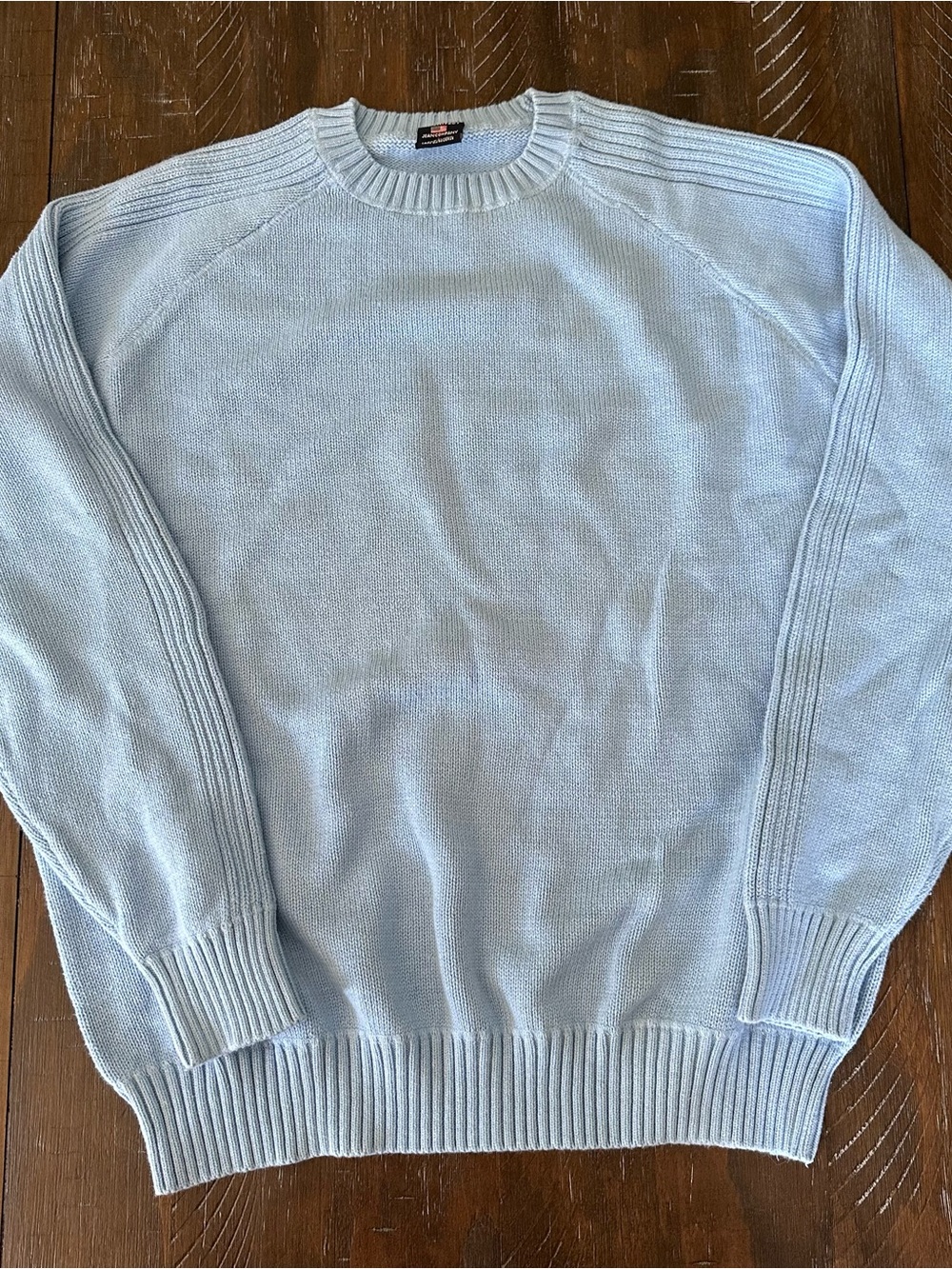 Light Blue Architect Jean Company Crewneck Men’s Sweater - Size Large